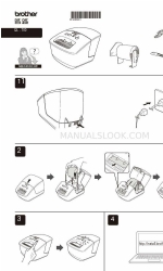 Brother QL-700 Schnellstart-Handbuch