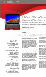 Fujitsu P3010 - LifeBook - Athlon Neo 1.6 MHz Spezifikationen