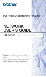 Brother TD-4100N Benutzerhandbuch für das Netzwerk