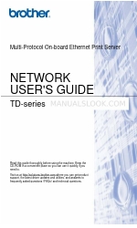 Brother TD-4100N Network User's Manual