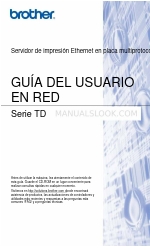 Brother TD-4100N (Spanish) Manual Del Usuario