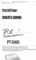 Brother TZe P-Touch PT-D400VP User Manual