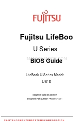 Fujitsu U810 - LifeBook Mini-Notebook - 800 MHz Bios Handleiding