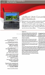 Fujitsu U820 - LifeBook Mini-Notebook - Atom 1.6 GHz Especificaciones