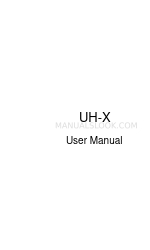 Fujitsu UH-X Manual del usuario