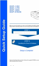 Brother DCP-117C Quick Start Manual