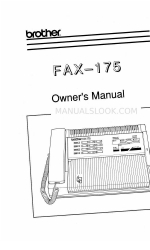 Brother FAX-175 Manuel du propriétaire