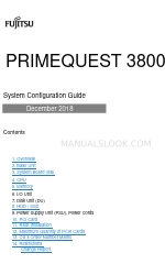 Fujitsu PRIMEQUEST 3800E Manual de configuración del sistema