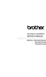 Brother FAX-2580C Manuel d'entretien