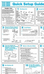 Brother FAX-2800 Quick Setup Manual