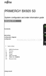 Fujitsu Primergy BX920 S3 Manual de instrucciones