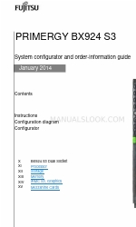 Fujitsu PRIMERGY BX924 S3 Handbuch