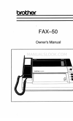 Brother FAX-50 Benutzerhandbuch