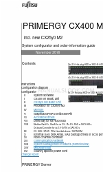 Fujitsu PRIMERGY CX400 M1 Configurador del sistema y manual de pedido