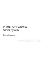 Fujitsu Primergy RX100 S3 Panduan Suplemen Servis