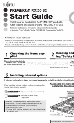 Fujitsu PRIMERGY RX200 S2 Quick Start Manual