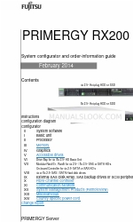 Fujitsu PRIMERGY RX200 S8 Systemkonfigurator und Bestellinformationshandbuch