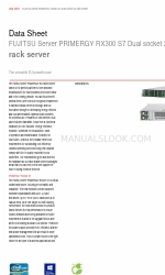 Fujitsu PRIMERGY RX300 S7 Datasheet