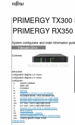 Fujitsu PRIMERGY RX350 S7 System Configurator And Order-Information Manual