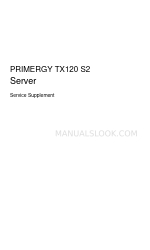 Fujitsu Primergy TX120 Manual del suplemento de servicio