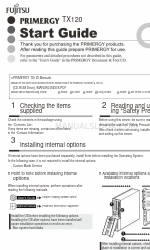 Fujitsu Primergy TX120 Manual de inicio