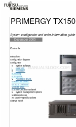 Fujitsu PRIMERGY TX150 S4 Manual de información