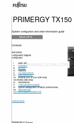 Fujitsu PRIMERGY TX150 S8 Systeemconfigurator en bestelinformatiehandleiding