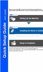 Brother MFC 3220C - Color Inkjet - All-in-One Посібник з швидкого налаштування