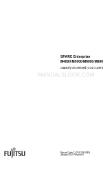 Fujitsu SPARC Enterprise M5000 Características Manual