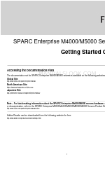 Fujitsu SPARC Enterprise M5000 Manual de iniciação