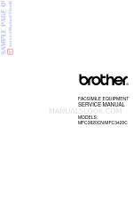 Brother MFC 3820CN - Color Inkjet - All-in-One Instrukcja serwisowa