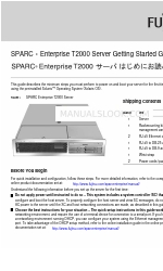 Fujitsu SPARC Enterprise T2000 スタートマニュアル