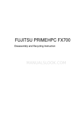 Fujitsu Supercomputer PRIMEHPC FX700 분해 및 재활용 문서