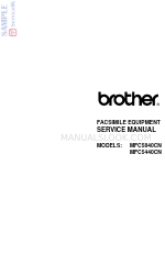 Brother MFC MFC-5440CN Manuale di servizio