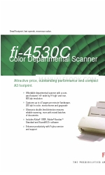 Fujitsu 4530C - fi - Document Scanner Folleto y especificaciones