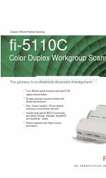 Fujitsu 5110C - fi - Document Scanner 데이터시트