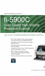 Fujitsu 5900C - fi - Document Scanner 브로셔 및 사양