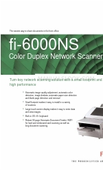 Fujitsu 6000NS - fi - Document Scanner 사양
