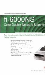 Fujitsu 6000NS - fi - Document Scanner Teknik Özellikler