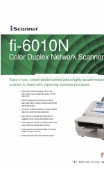 Fujitsu 6010N - fi - Document Scanner Especificaciones