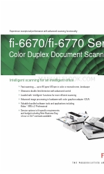 Fujitsu 6670 - fi - Document Scanner Брошюра