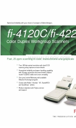Fujitsu FI 4220C - Document Scanner Broşür ve Teknik Özellikler