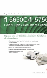 Fujitsu fi 5750C - Document Scanner Especificações