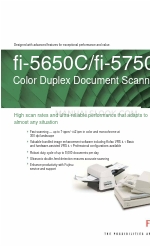 Fujitsu fi 5750C - Document Scanner Brochura e especificações