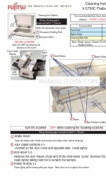 Fujitsu fi 5750C - Document Scanner Instructions de nettoyage