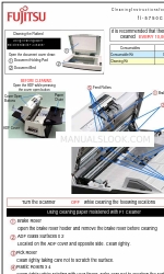 Fujitsu fi 5750C - Document Scanner Instrukcje czyszczenia