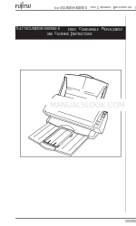 Fujitsu fi-4110CU Series Instrukcje wymiany i czyszczenia materiałów eksploatacyjnych