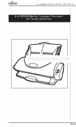 Fujitsu fi-4110EOX2/ScanSnap Instructions de remplacement et de nettoyage des consommables