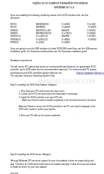 Fujitsu Fi-4750c - Color Duplex Document Scanner 50ppm 90ipm Ccd/scsi Manual de procedimentos de instalação