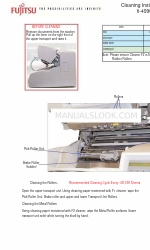 Fujitsu FI-4990C Cleaning Instructions